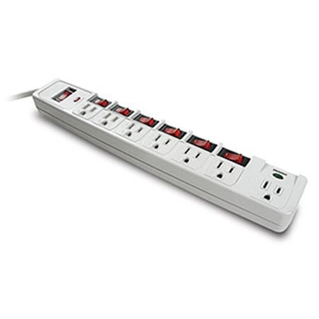 Fivegears 7 Outlet Surge Protector with Individual Switches FI67390